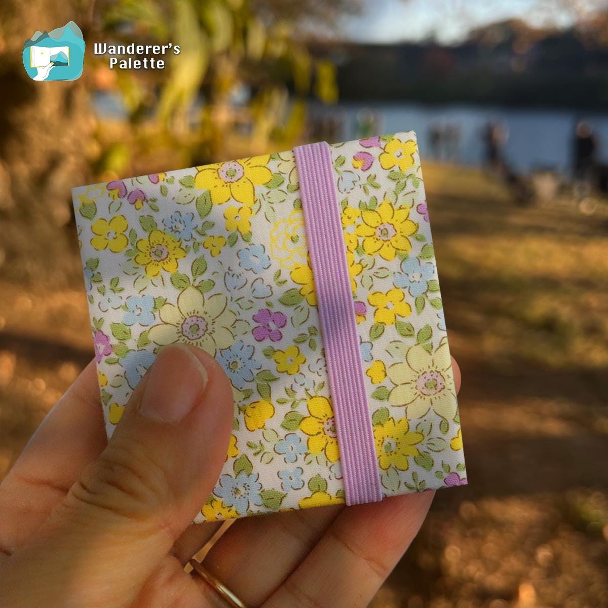 	Pos 4: Mini watercolor journal open - 100% cotton 300gsm hot press