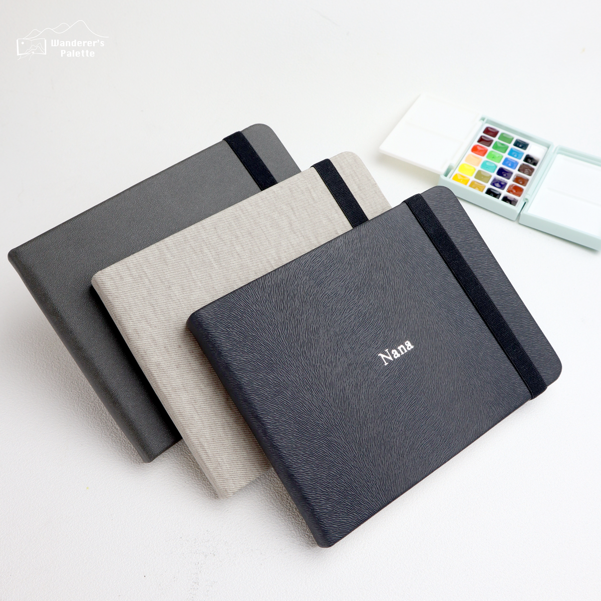 Personalized Watercolor Sketchbook - 4.7 × 6.3 in