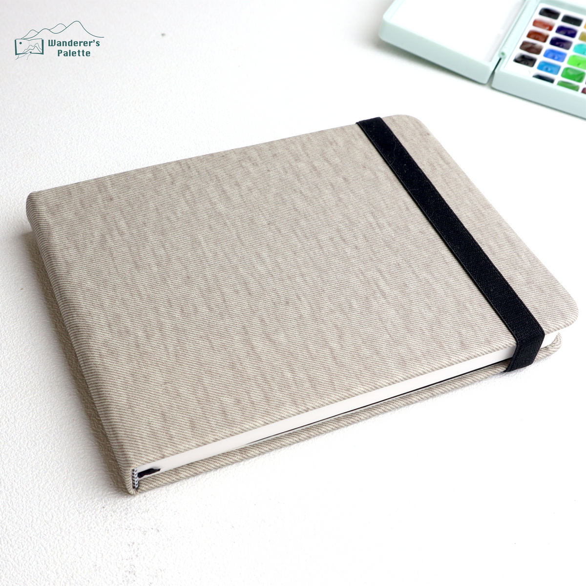 Personalized Watercolor Sketchbook - 4.7 × 6.3 in