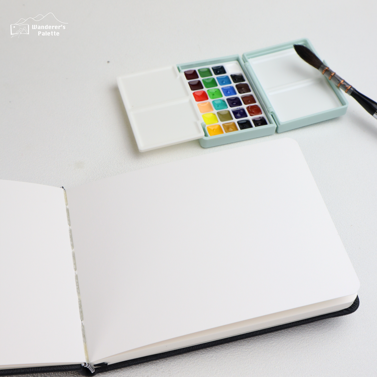 Personalized Watercolor Sketchbook - 4.7 × 6.3 in