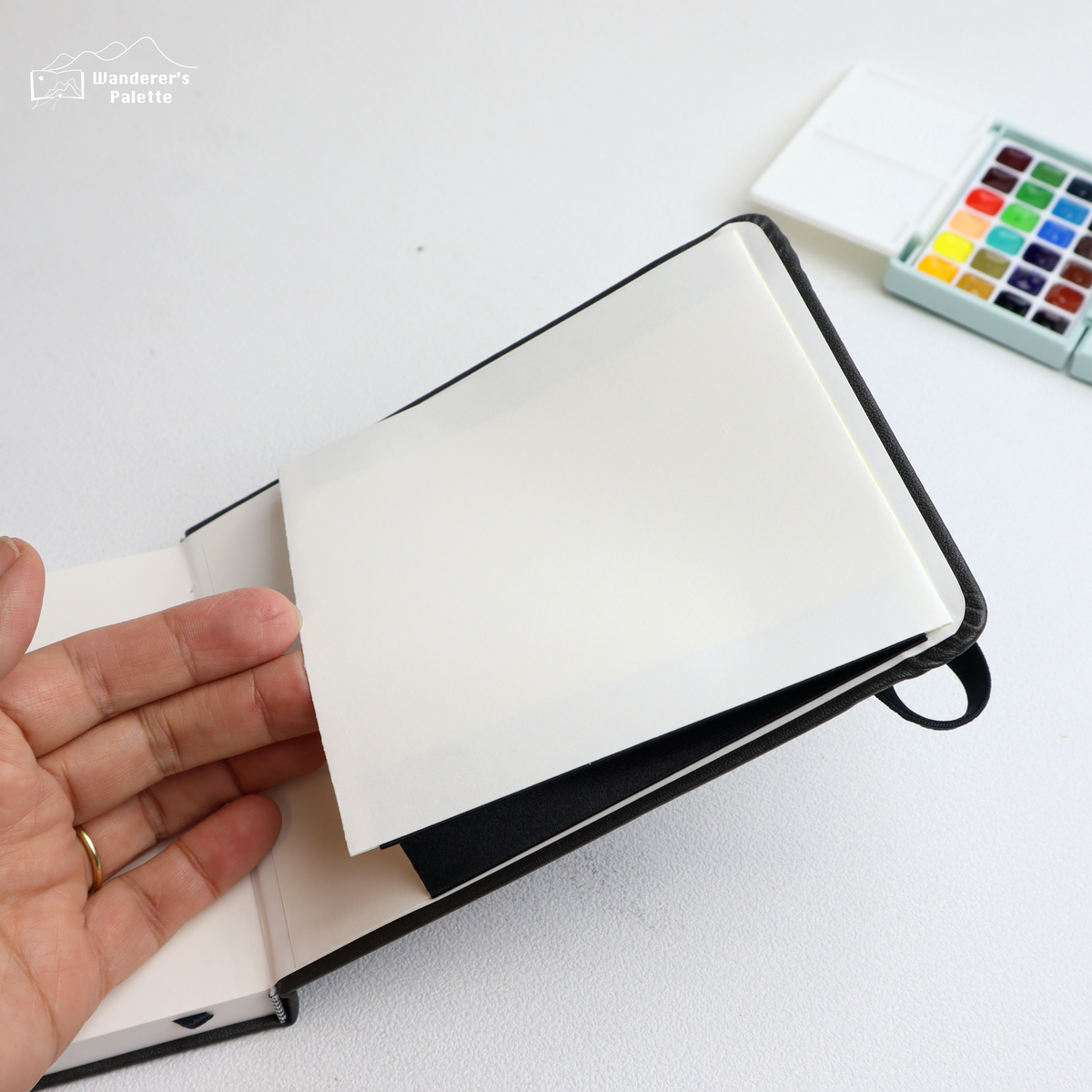 Personalized Watercolor Sketchbook - 4.7 × 6.3 in