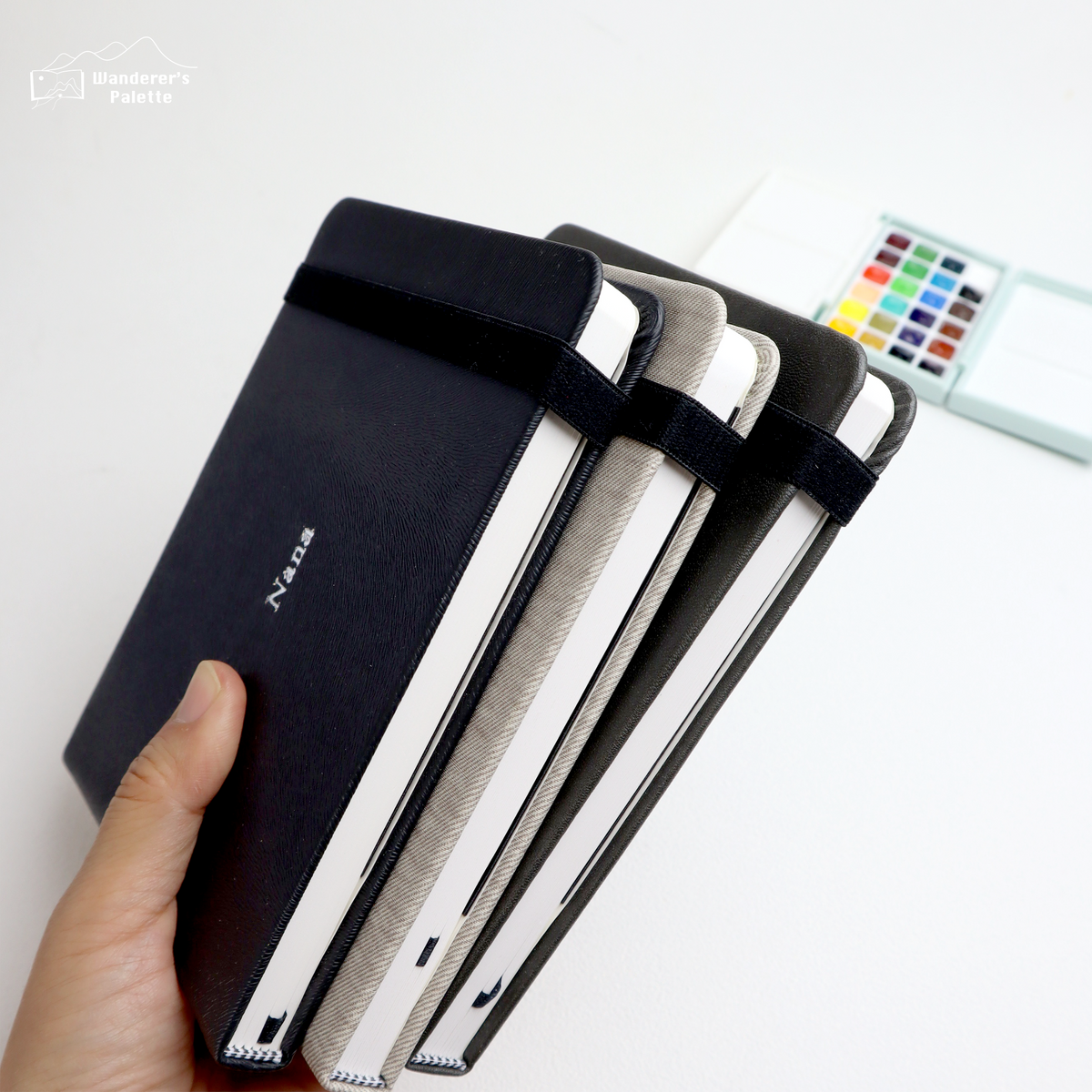 Personalized Watercolor Sketchbook - 4.7 × 6.3 in