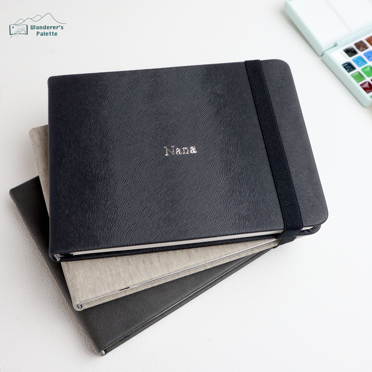 Personalized Watercolor Sketchbook - 4.7 × 6.3 in