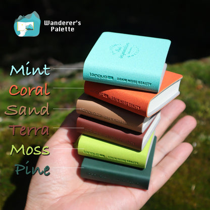 Personalized Mini Journal 2"×2" | Watercolor, Sketch & Poetry Pocket Book, Gift for Artists & Writers