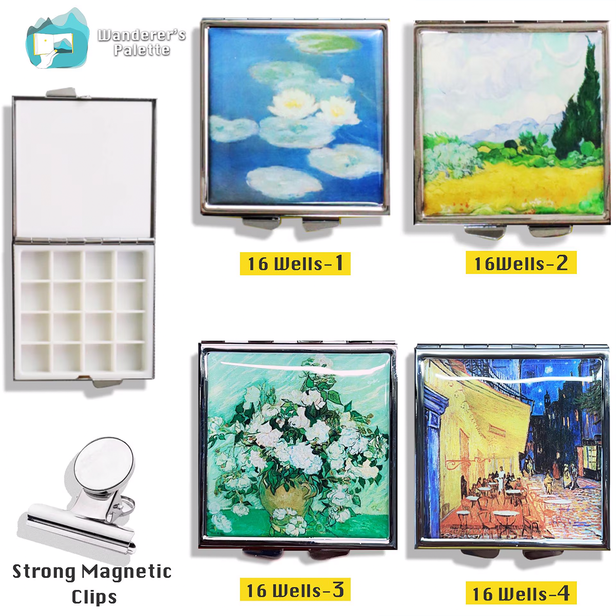 Magnetic Watercolor Travel Palette – product view 15