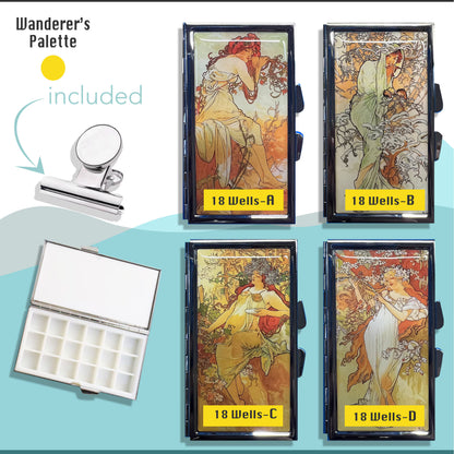 Magnetic Watercolor Travel Palette – product view 16