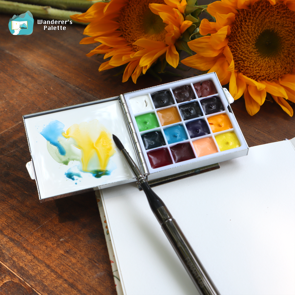 Magnetic Watercolor Travel Palette – product view 25