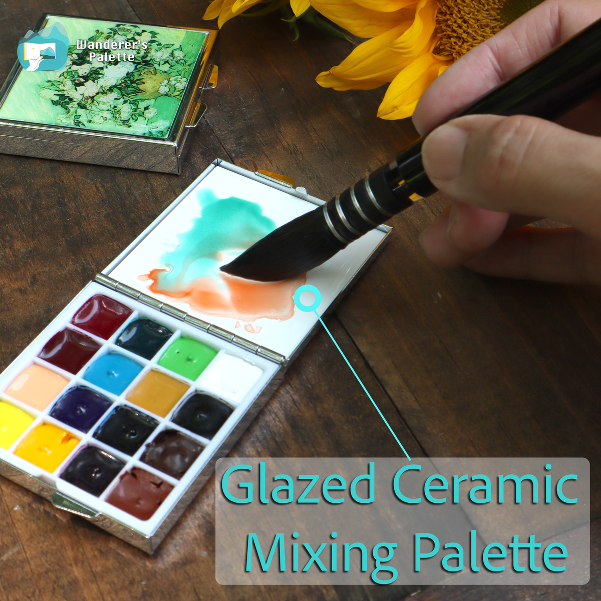 Magnetic Watercolor Travel Palette – product view 21