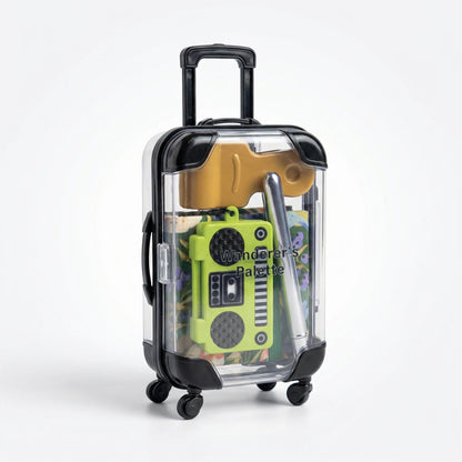 Travel Watercolor Gift Set | Portable Art Kit in Mini Suitcase, Gift for Artists