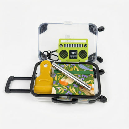 Travel Watercolor Gift Set | Portable Art Kit in Mini Suitcase, Gift for Artists