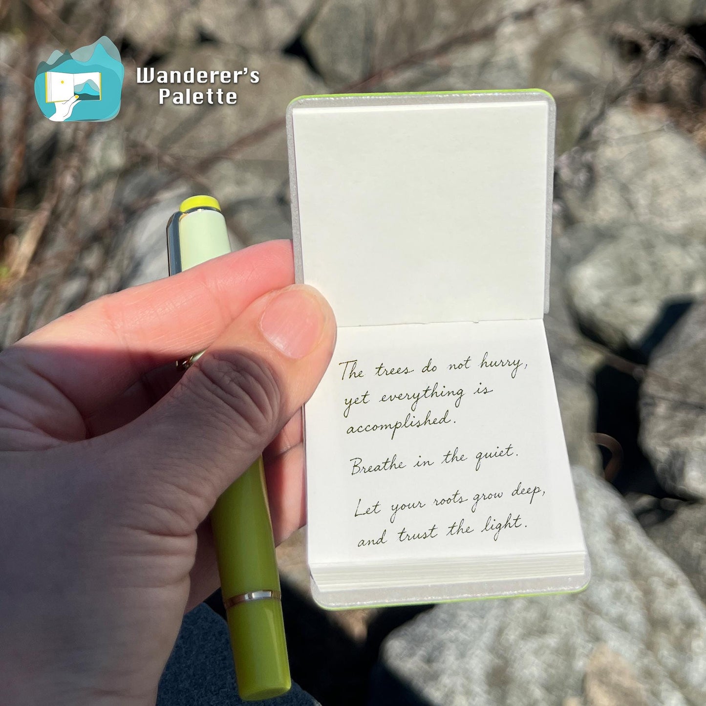 Personalized Mini Journal 2"×2" | Watercolor, Sketch & Poetry Pocket Book, Gift for Artists & Writers