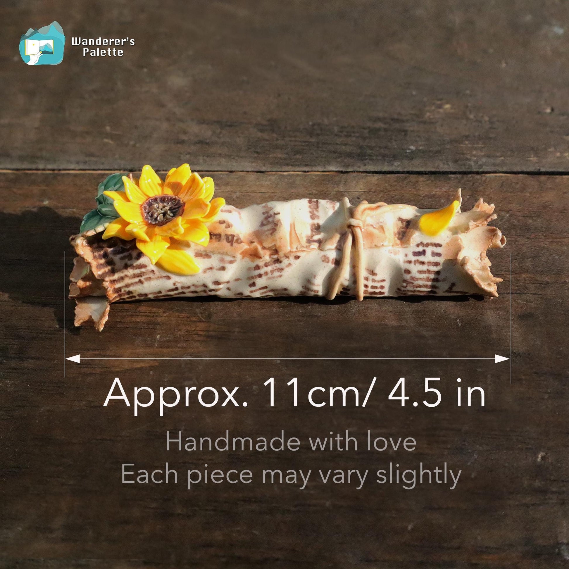 Pos 5: Mushroom ceramic palette mixing wells detail - travel size