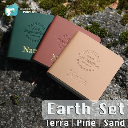 Personalized Mini Journal 2"×2" | Watercolor, Sketch & Poetry Pocket Book, Gift for Artists & Writers