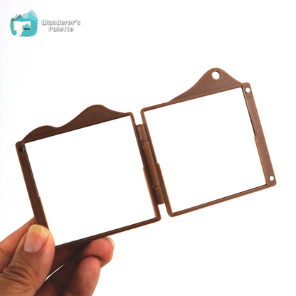 Ultra-Light Folding Watercolor Mixing Palette– Ceramic Surface for Travel