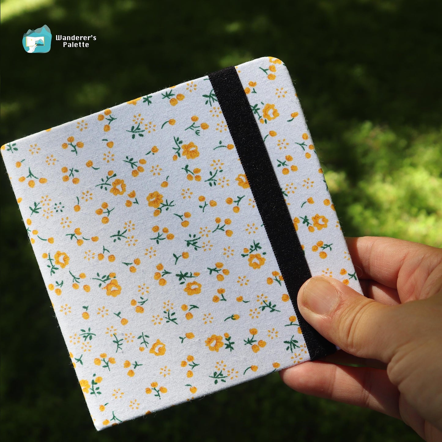 Cotton Paper Watercolor Journal | 100% Cotton 300gsm Travel Sketchbook for Painting & Plein Air, 4.7×4.7"
