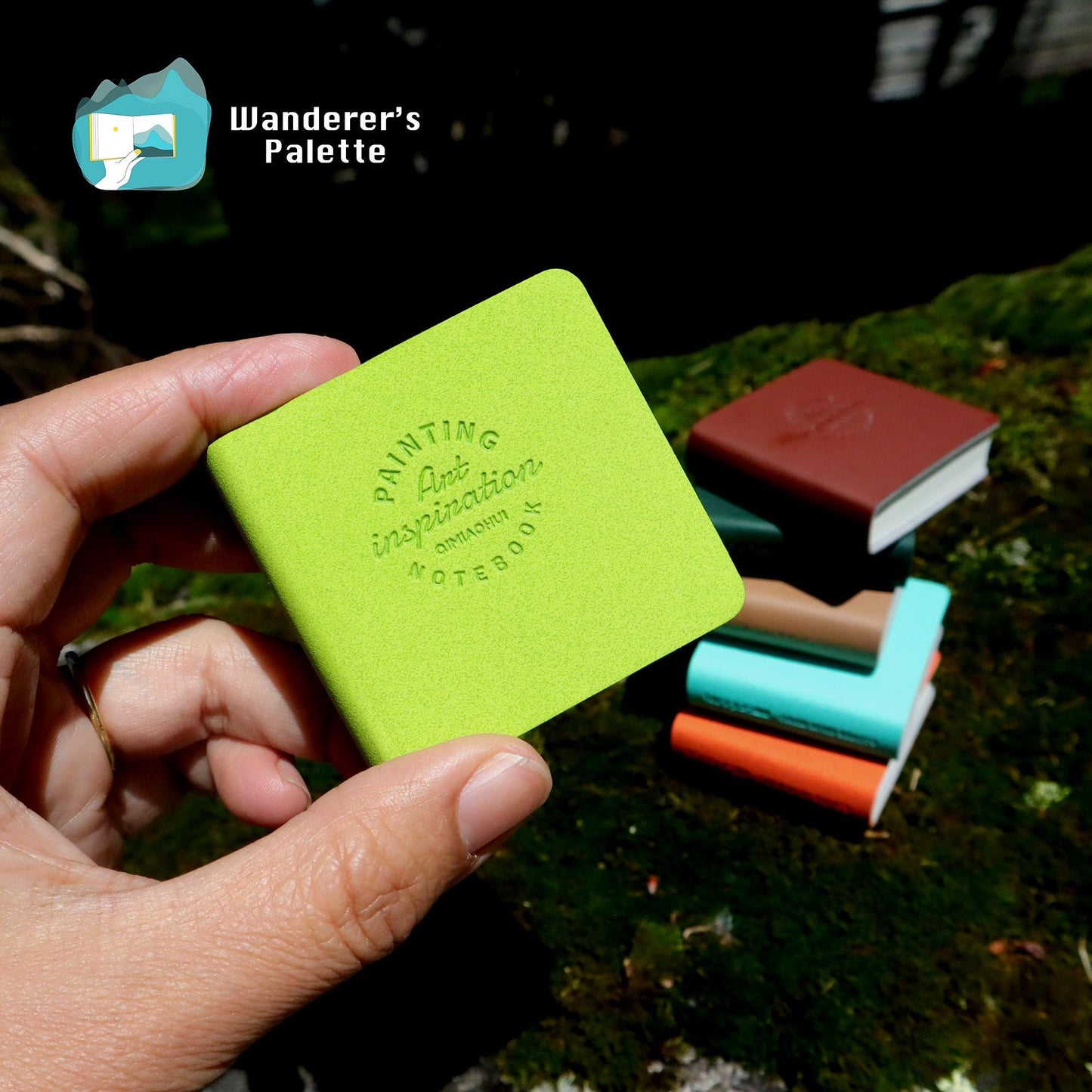 Personalized Mini Notebook Set | Gold Foil Cover, Pocket Journal with Pen & Suitcase Gift Box