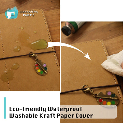 	Pos 6: Kraft paper notebook interior pages - refillable sketchbook
