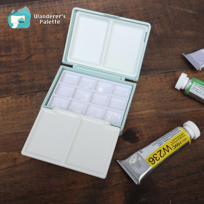 Watercolor Travel Palette | 12/24 Colors | 0.5ml/1ml Pan | Hand-Filled with Professional Holbein Watercolors
