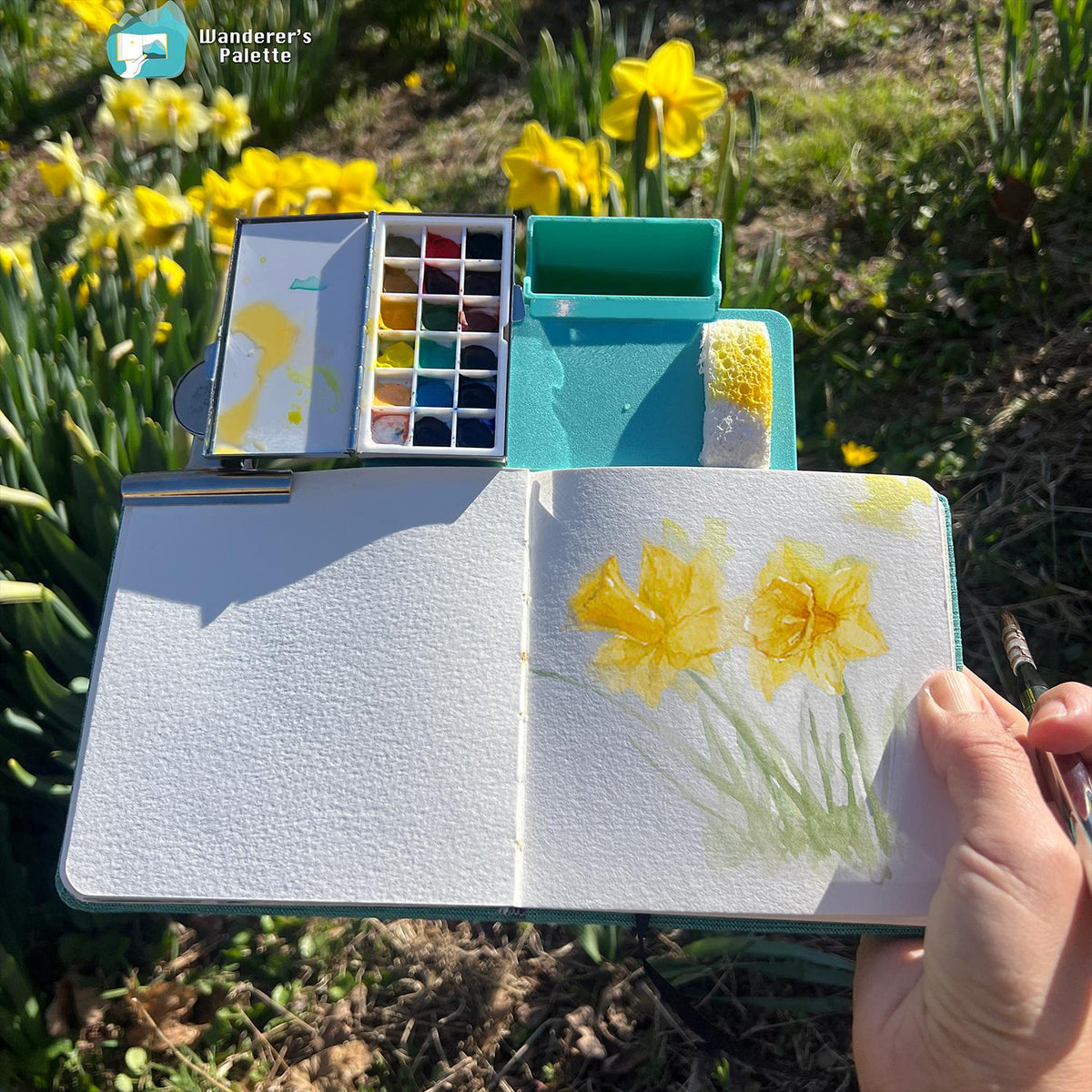 Portable Plein Air Watercolor Painting Board
