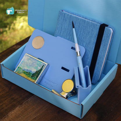 Watercolor Travel Art Set | Plein Air Painting Set | Gift for Artist
