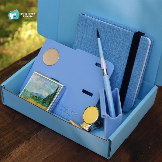 Watercolor Travel Art Set | Plein Air Painting Set | Gift for Artist