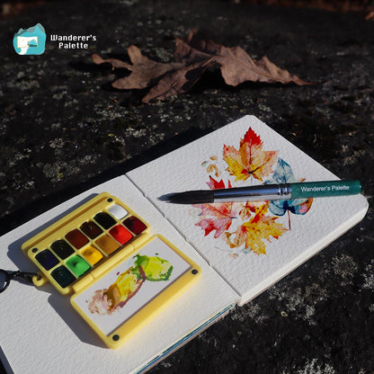 Mini Watercolor Palette | Retro Boombox Design, Travel Paint Set