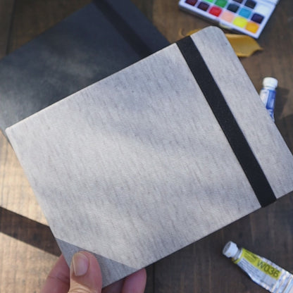 Personalized Watercolor Sketchbook - 4.7 × 6.3 in